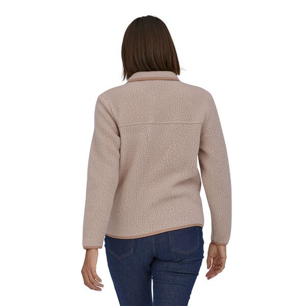 Maglia Retro Pile Fleece Donna Shroom Taupe