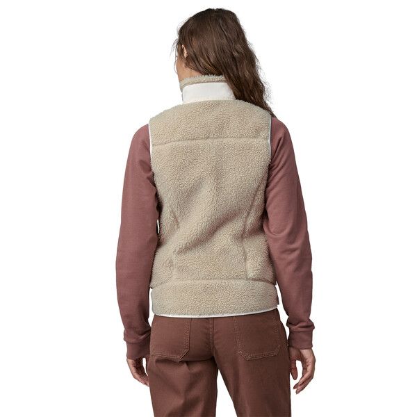 Gilet Classic Retro-X Fleece Donna Natural/Brich White