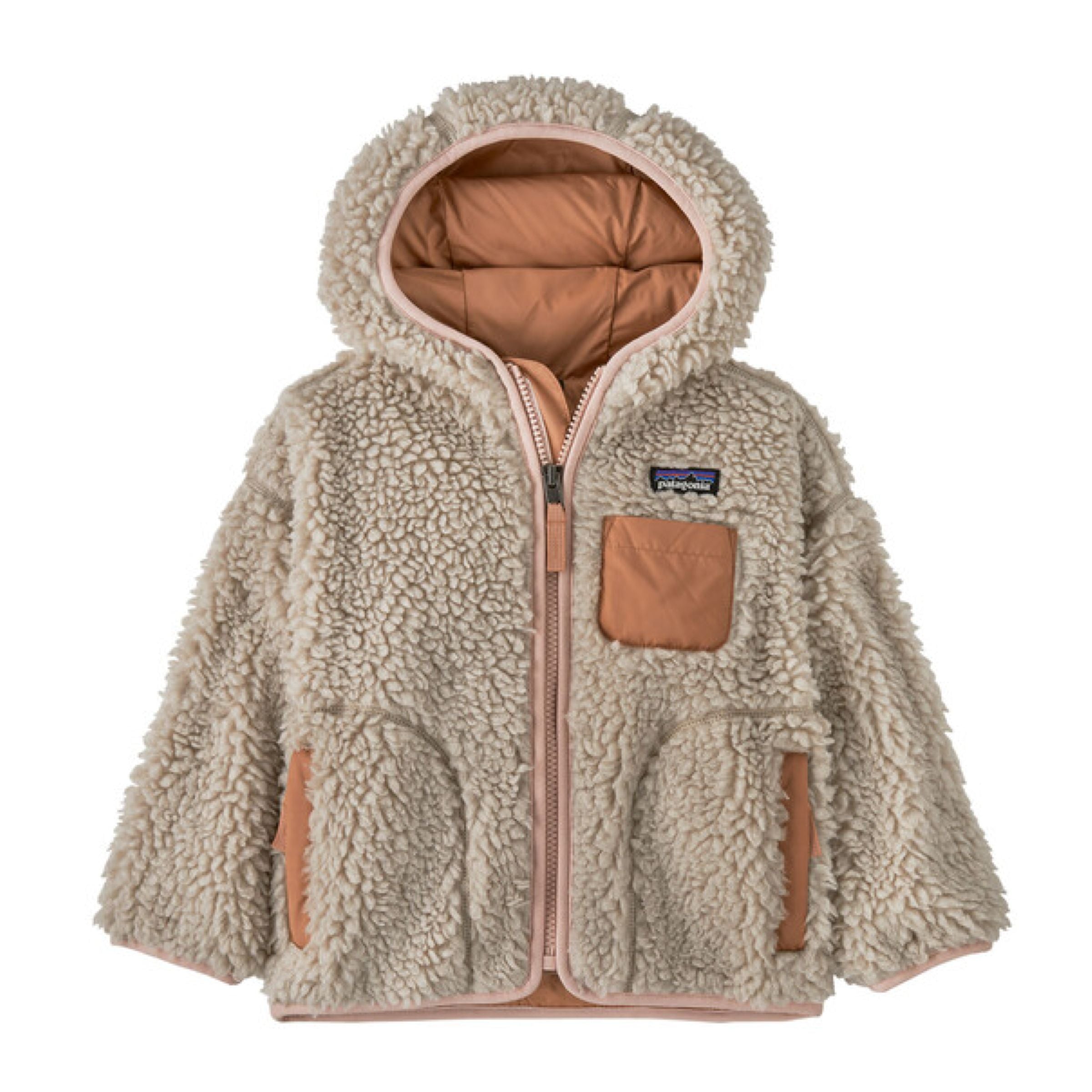 Giacca Retro-X Hoody Bambina Natural/Mallow Pink