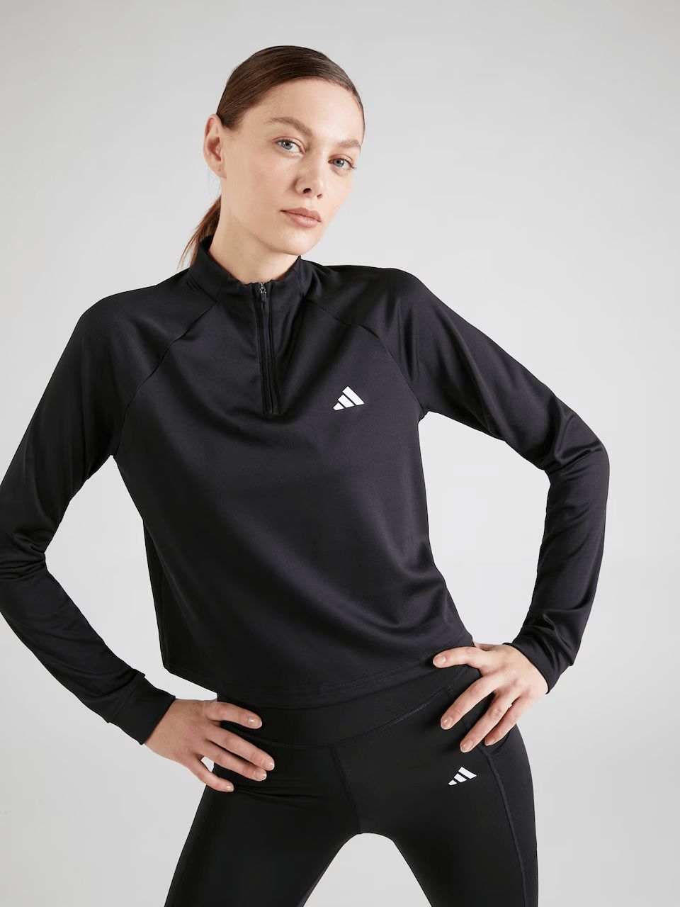 Maglia Training Essential 1/4 Zip Donna Black