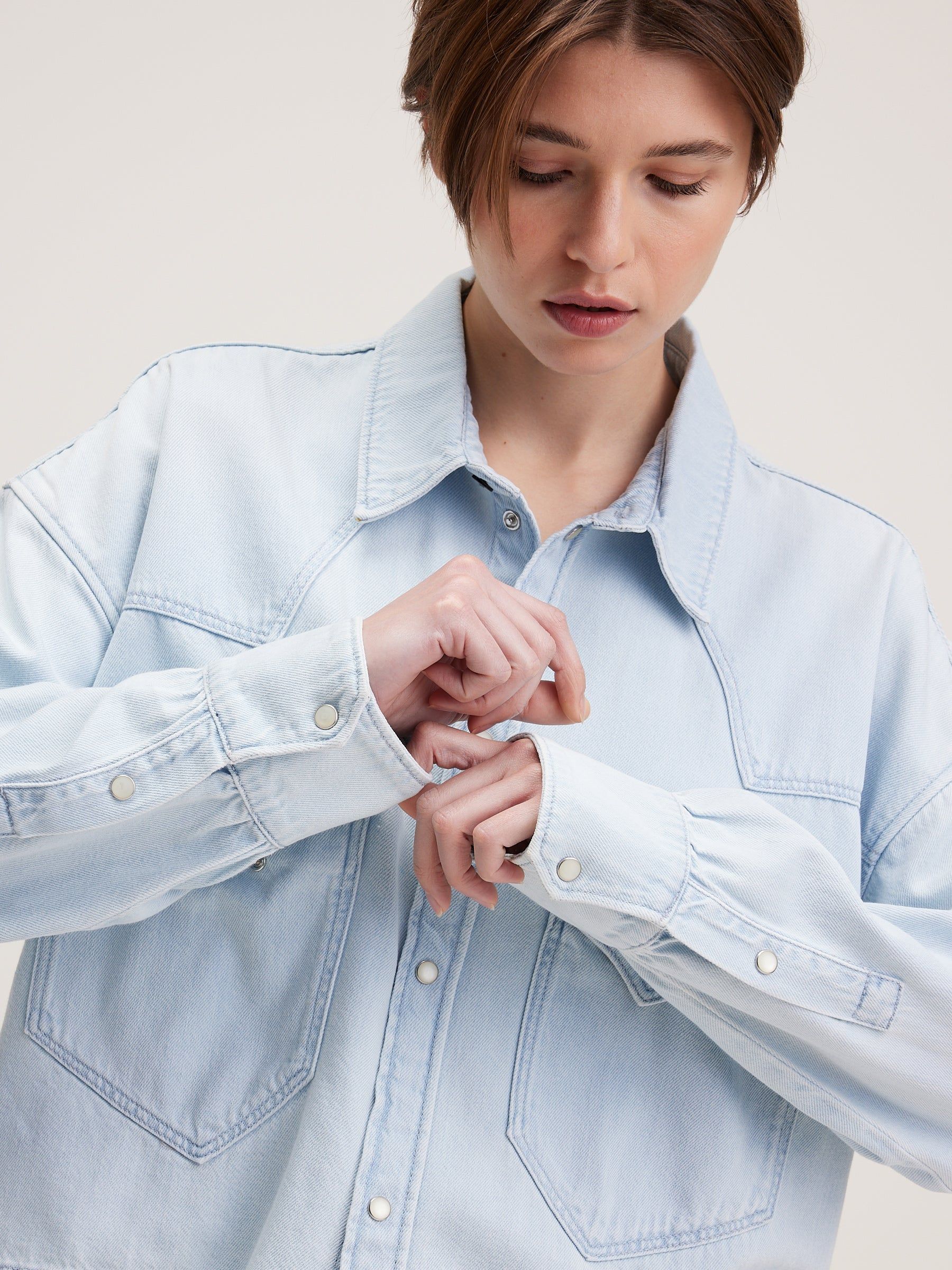 Women's Polar Shirt Used Light Blue 