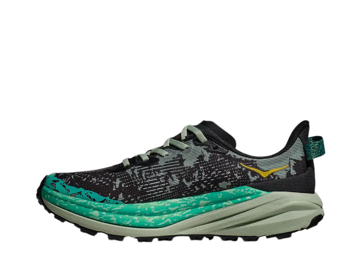 Women's Speedgoat 6 Shoes black / aloe vera 