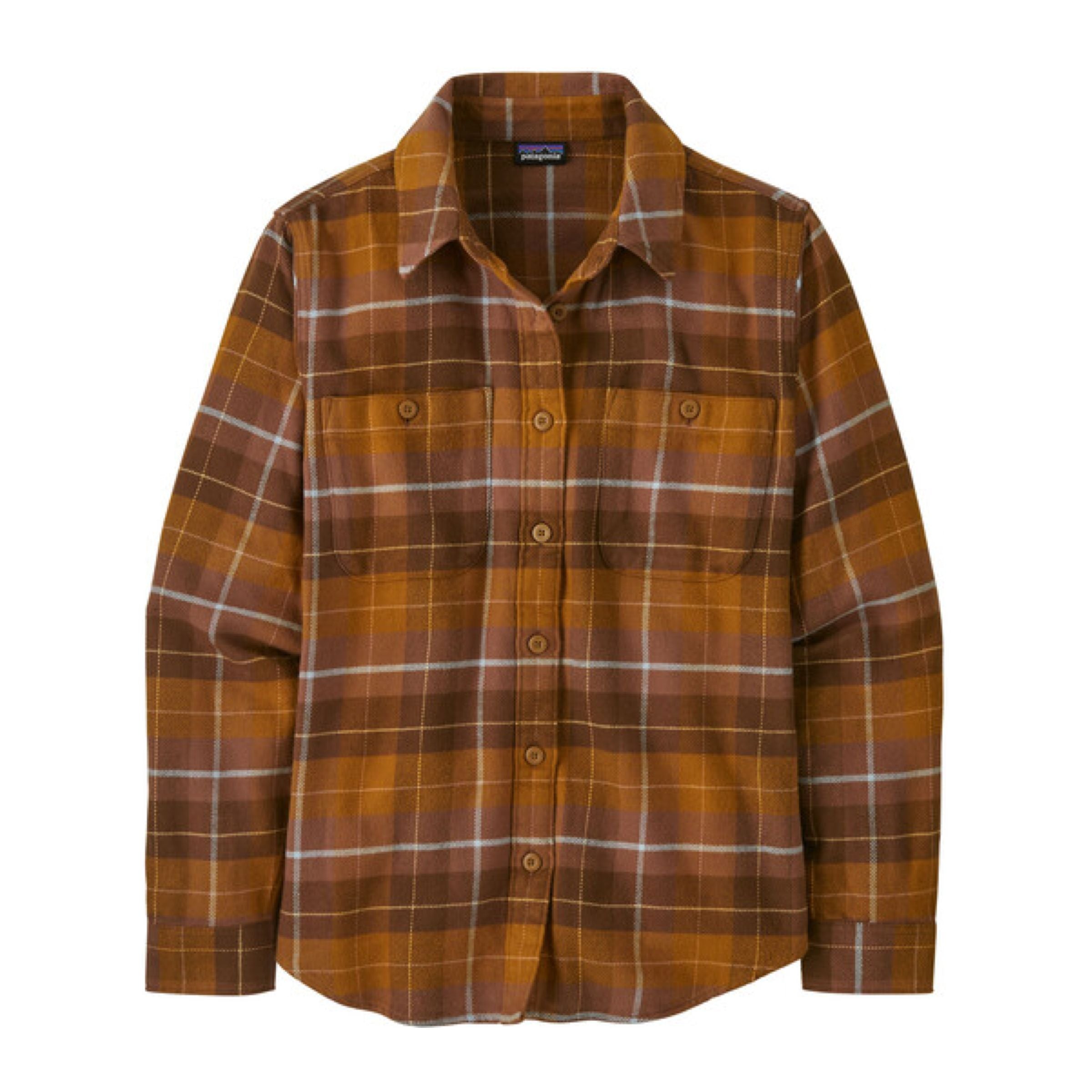 Camicia Fjord Flannel Donna Happy Camper/Shelter Brown