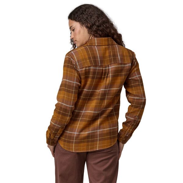 Camicia Fjord Flannel Donna Happy Camper/Shelter Brown