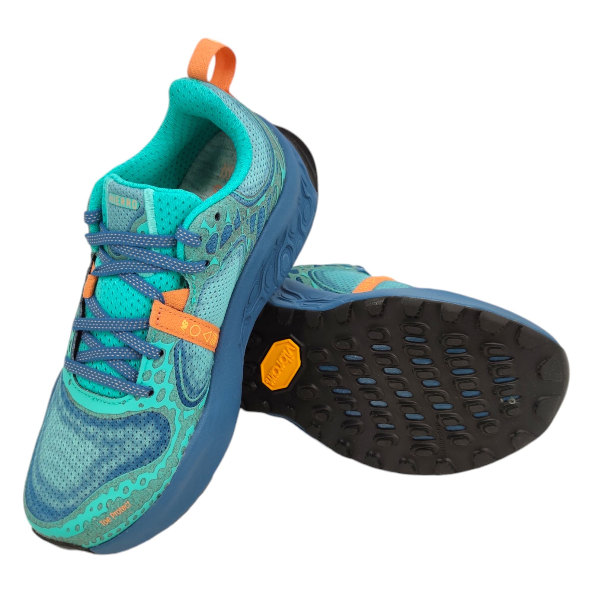 Scarpe Fresh Foam X Hierro V8 Donna Dark Juniper/Orange/Blue