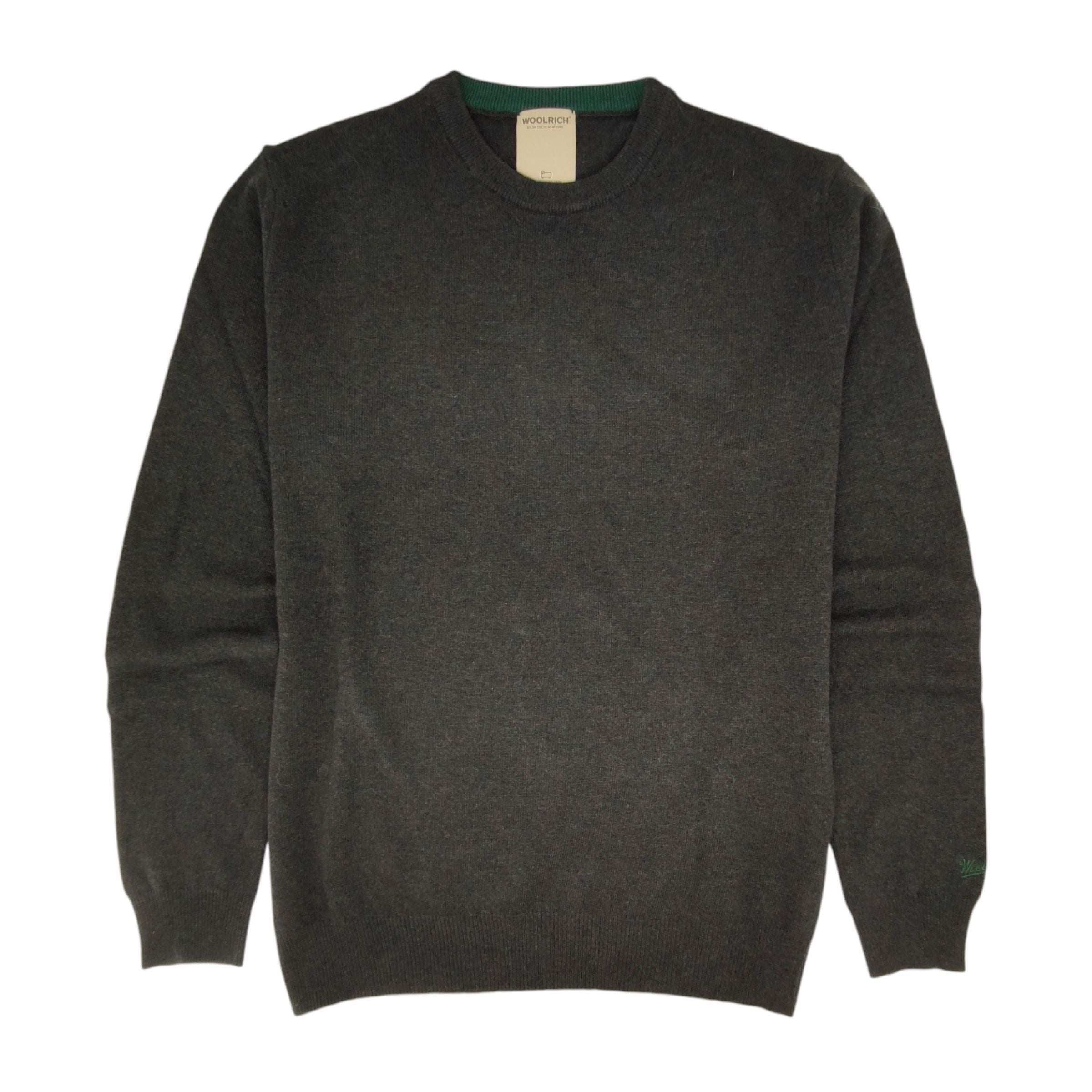 Maglia Lambswool Crewneck Uomo Greenstone