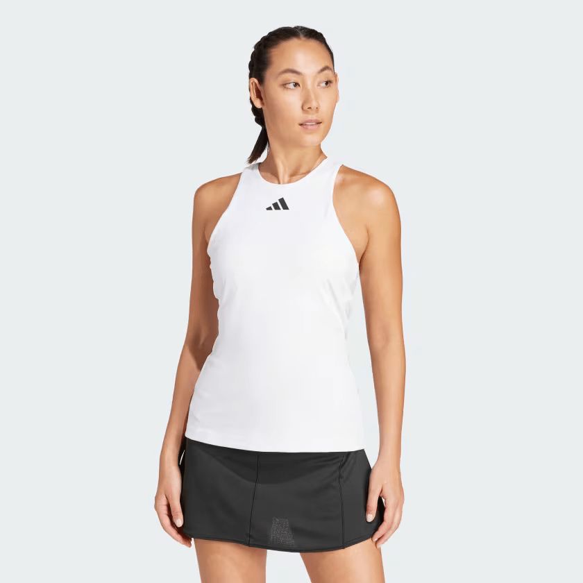 Adidas | Canotta Y-Tank Donna White - Fabbrica Ski Sises