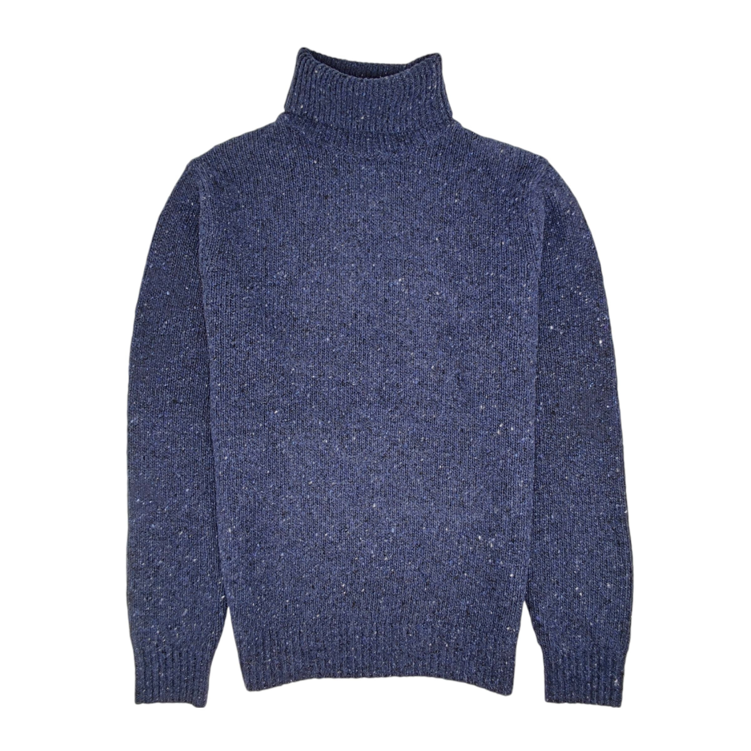 Maglia Donegal Rollneck Uomo Indigo