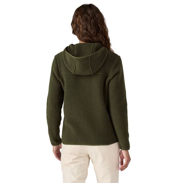 Maglia Retro Pile Fleece Donna Pine Needle Green