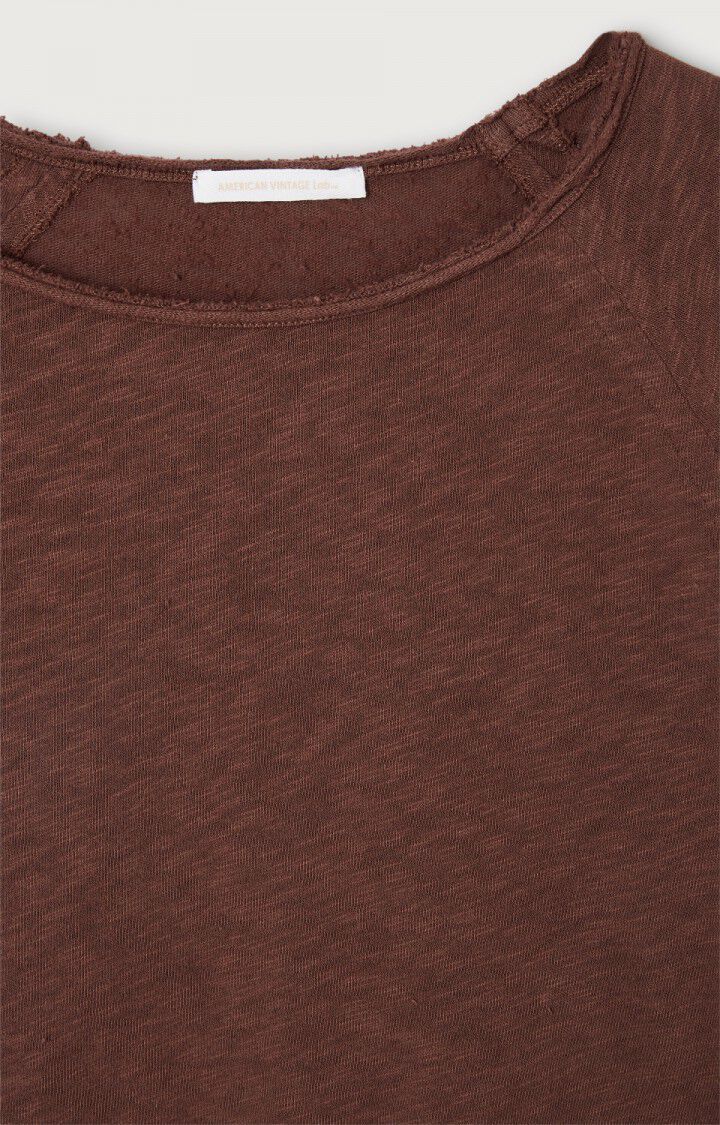 T-shirt Sonoma Wide Neck Donna Vintage Choco