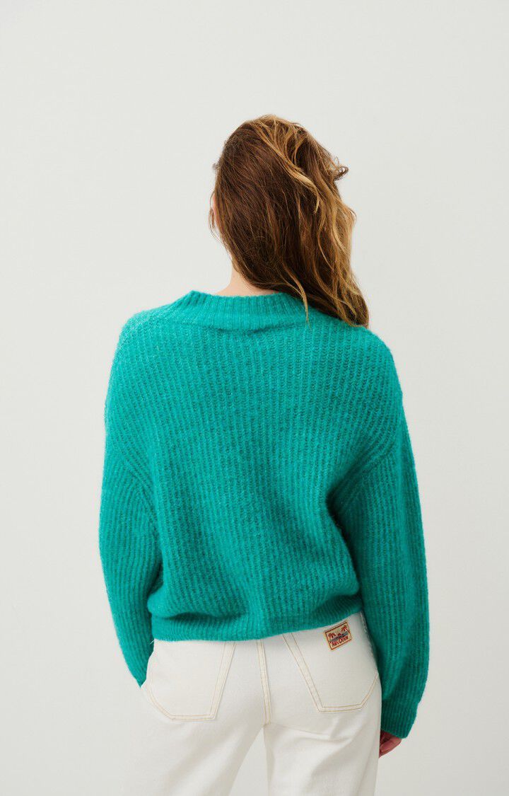 Maglia East Turtleneck Donna Duck Blue Melange