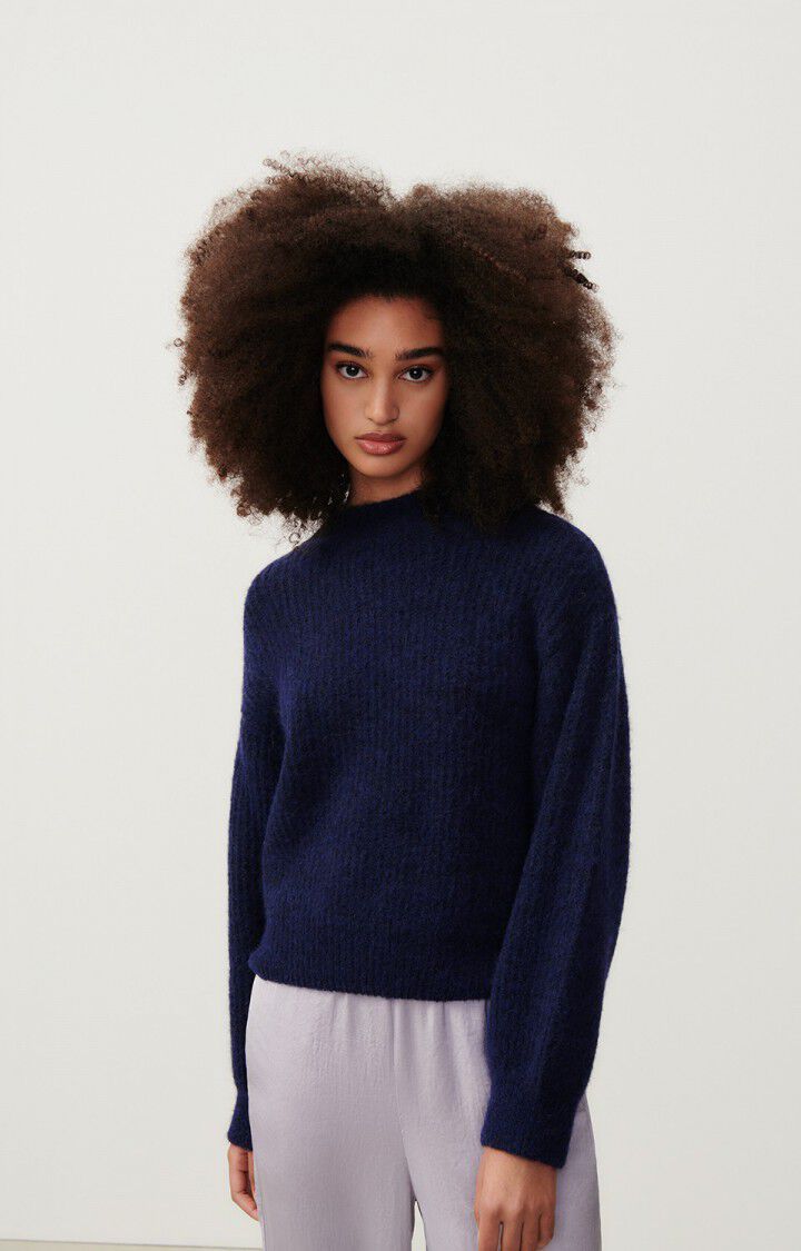 Maglia East Turtleneck Donna Vintage Blue Navy