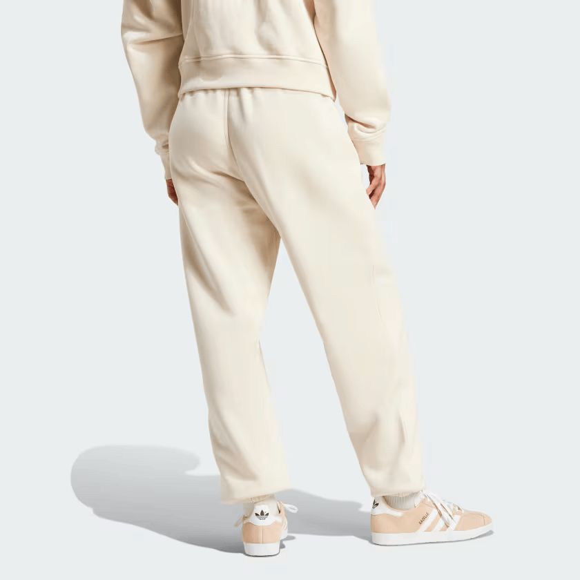 Pantaloni Essentials Fleece Loose Donna Wonder White