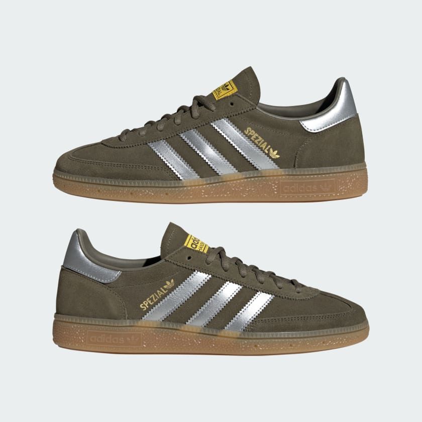 Scarpe Handball Spezial Olive Strata/Silver Metallic/Super Yellow