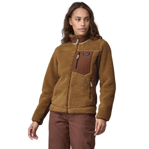 Giacca Classic Retro-X Fleece Donna Nest Brown/Dulse Mauve