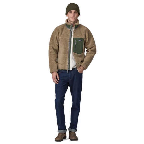 Giacca Classic Retro-X Fleece Uomo Seabird Grey