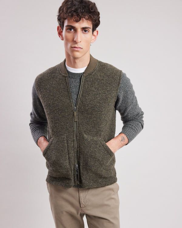 Gilet Vest Uomo Military Green