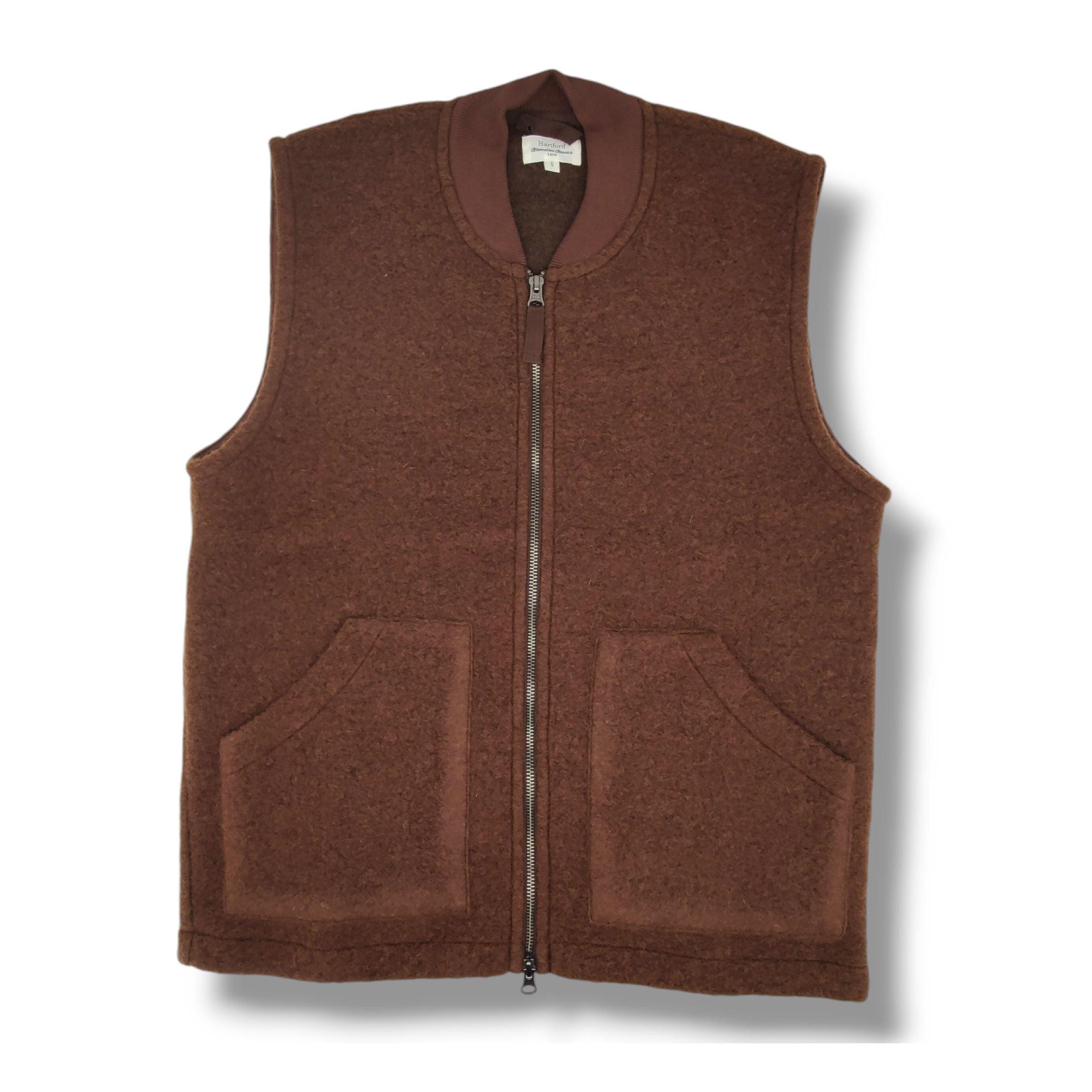 Gilet Vest Uomo Brown