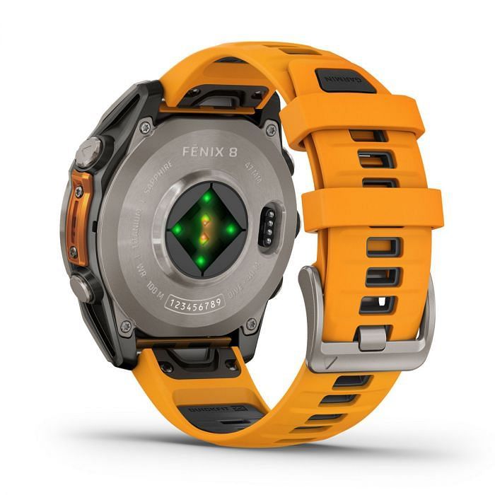 Orologio Fenix 8-47mm Amoled Sapphire Graphite/Orange