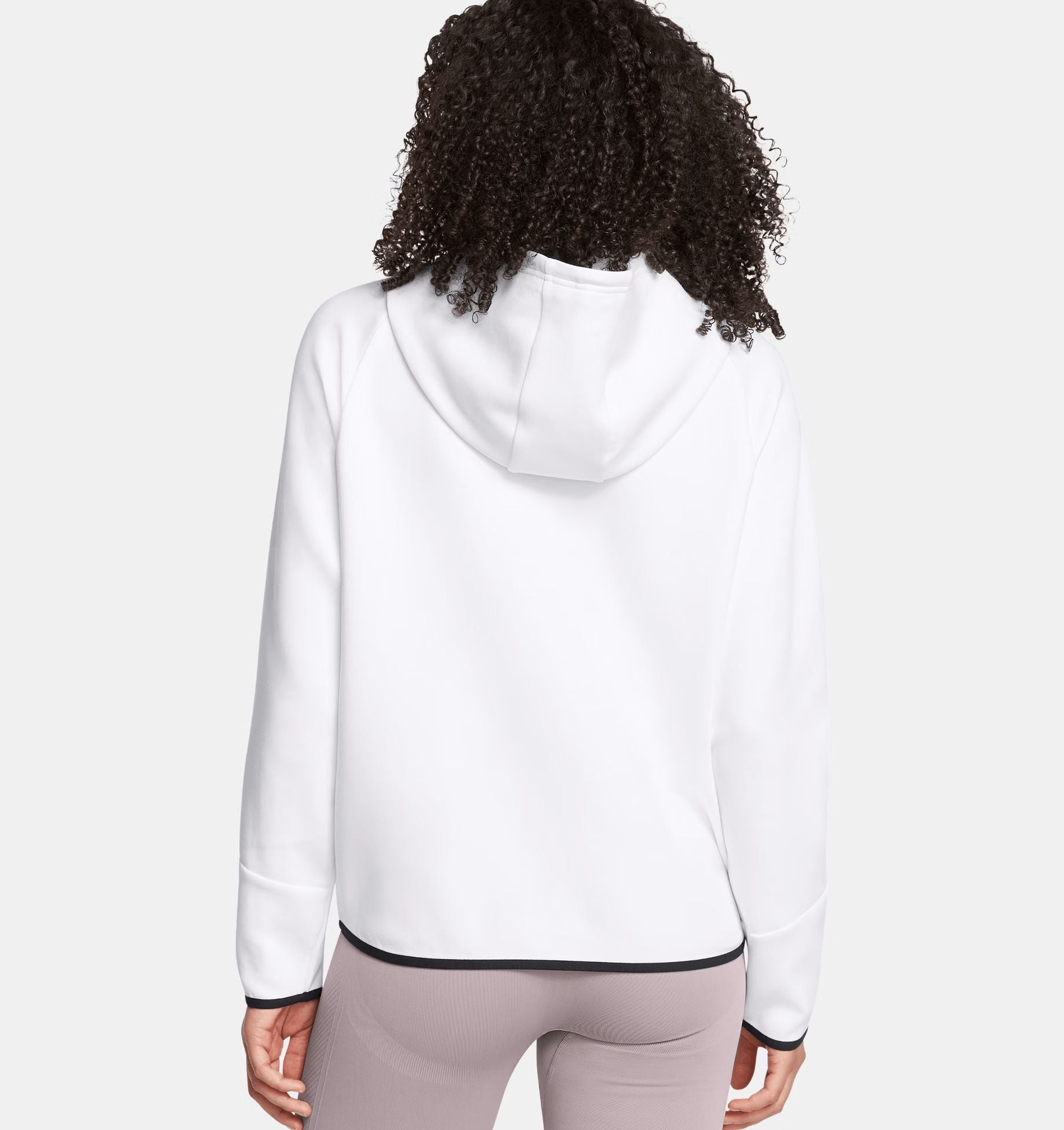 Maglia Unstoppable Fleece Full-Zip Donna White/Black