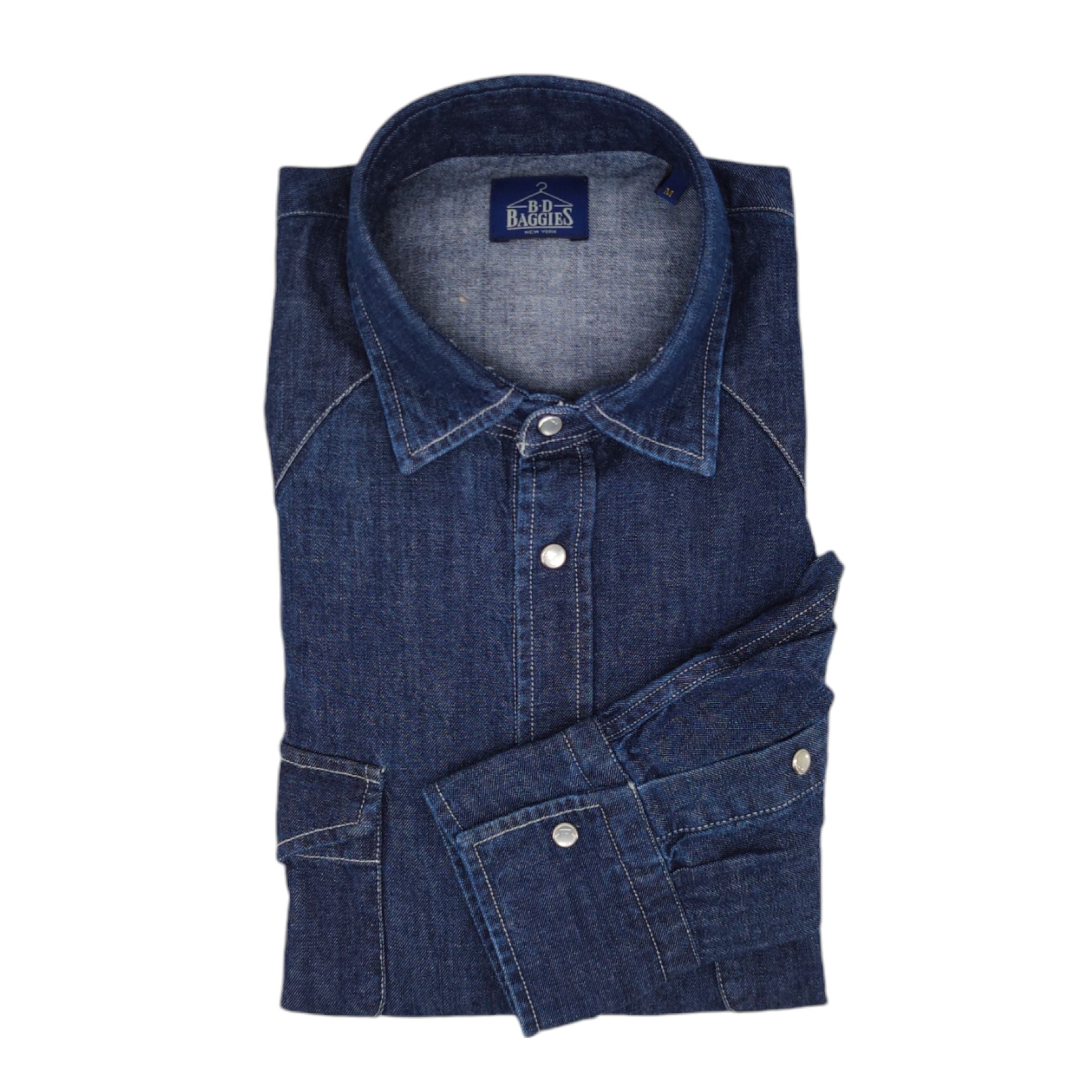 Camicia Texas Jeans Uomo Blue Denim