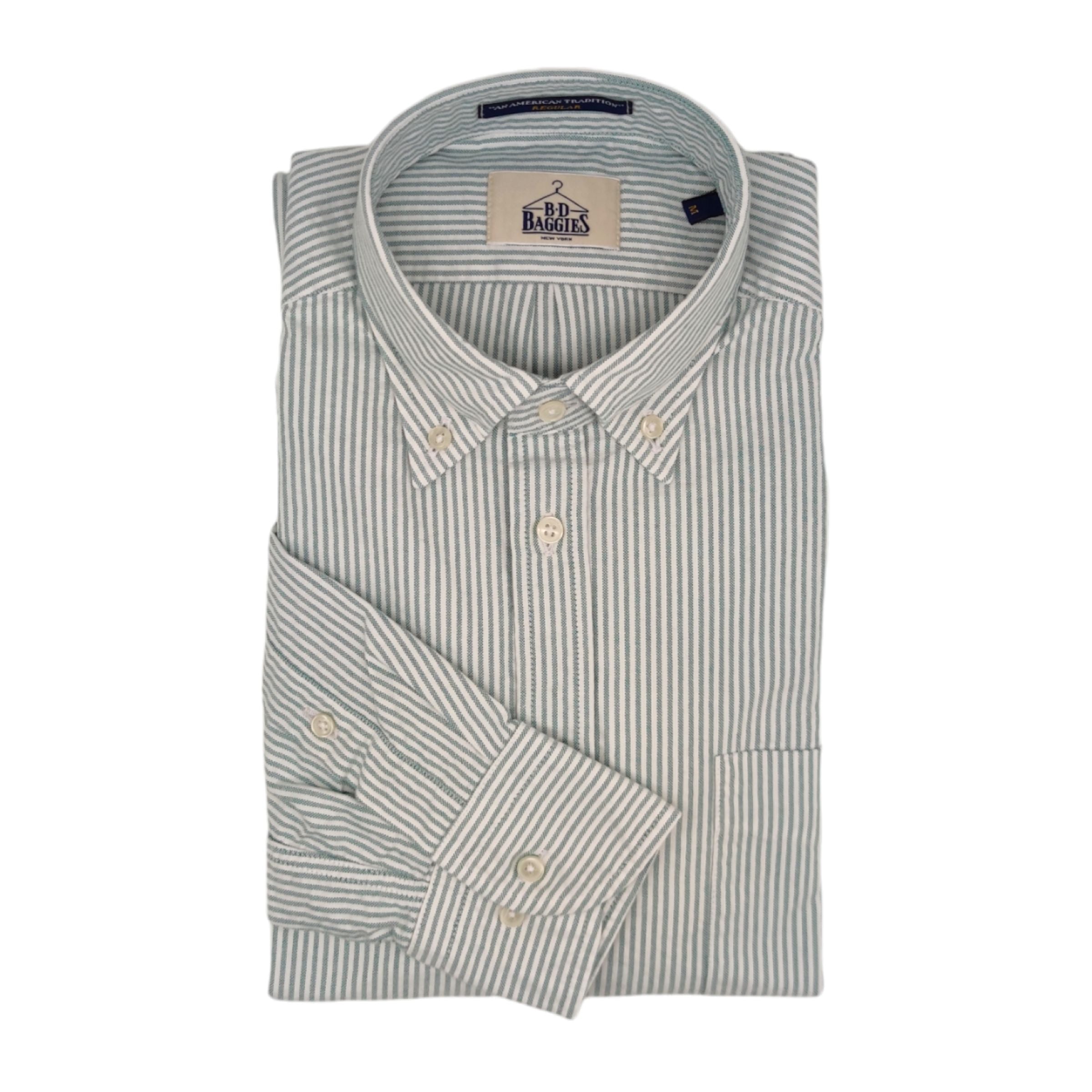 Camicia Bradford Uomo Giada/White