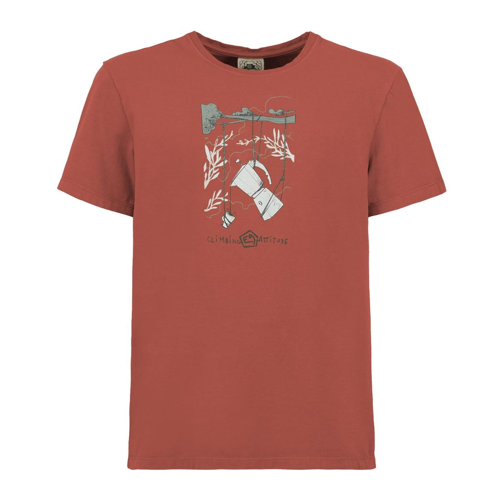 E9 | T-shirt Bond Uomo Paprika - Fabbrica Ski Sises