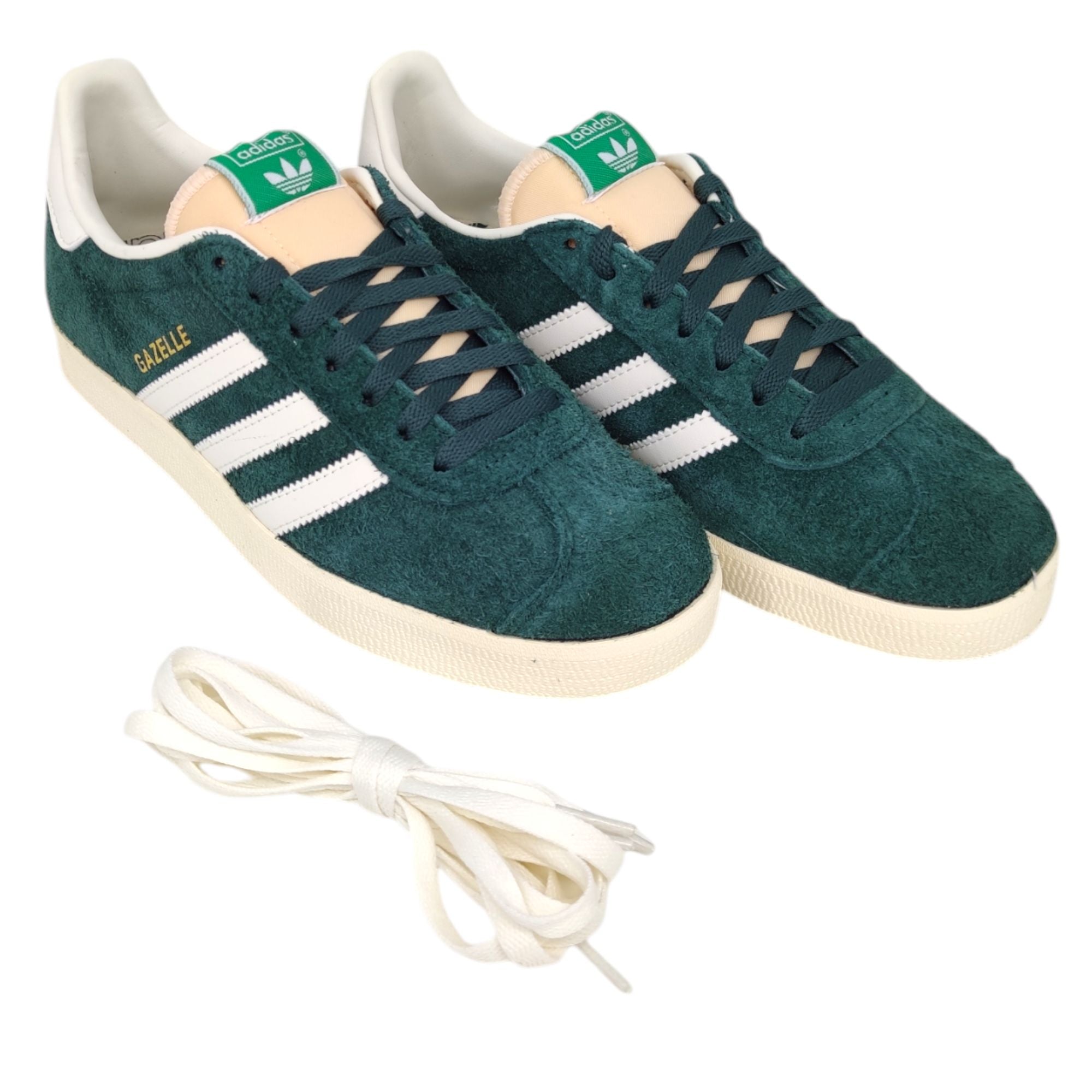 Gazelle Shoes Mineral Green/Off White/Cream White 