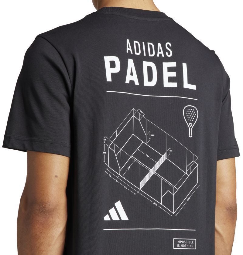 Men's Padel T-shirt Black 