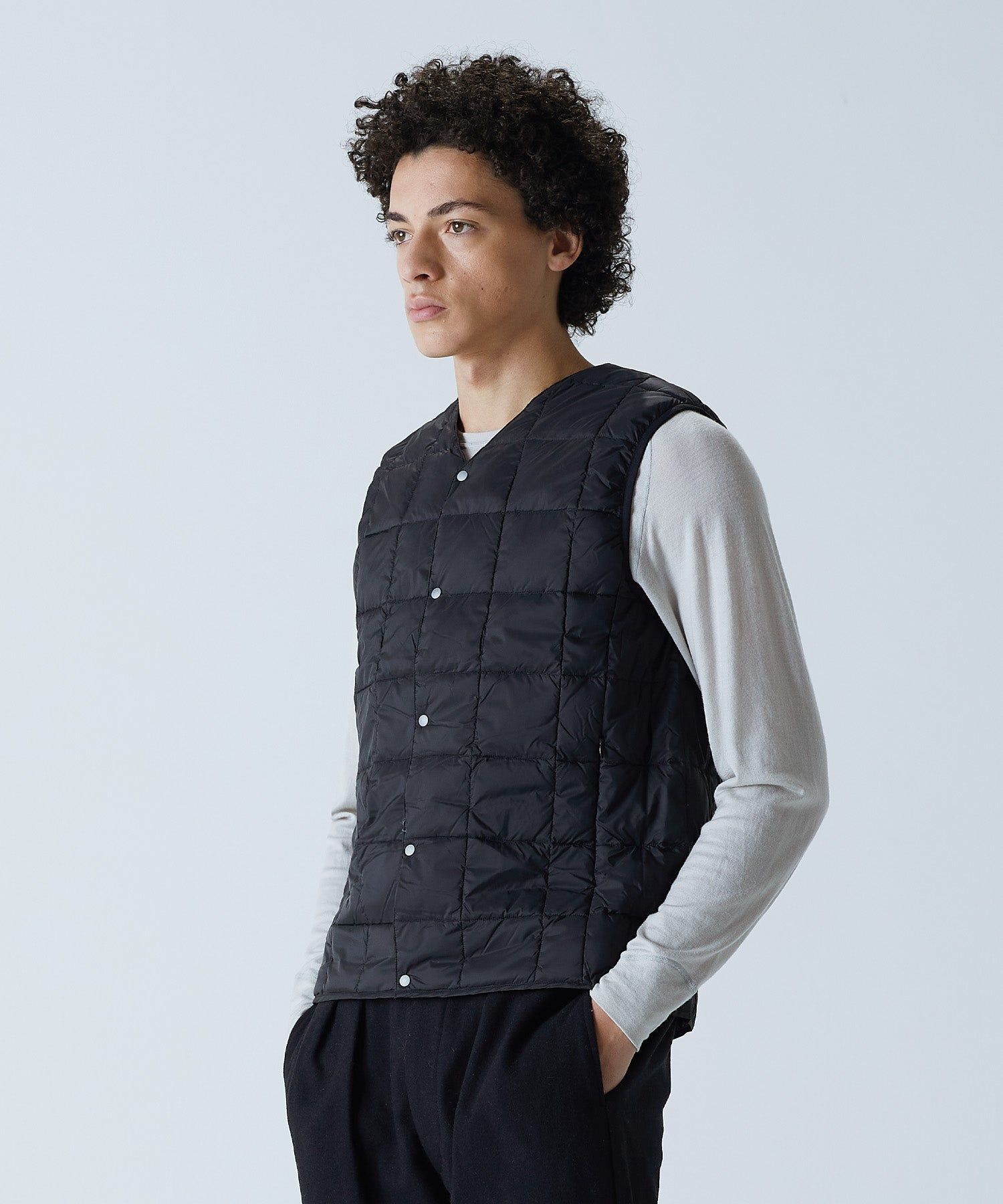 Gilet Basic V Neck Black