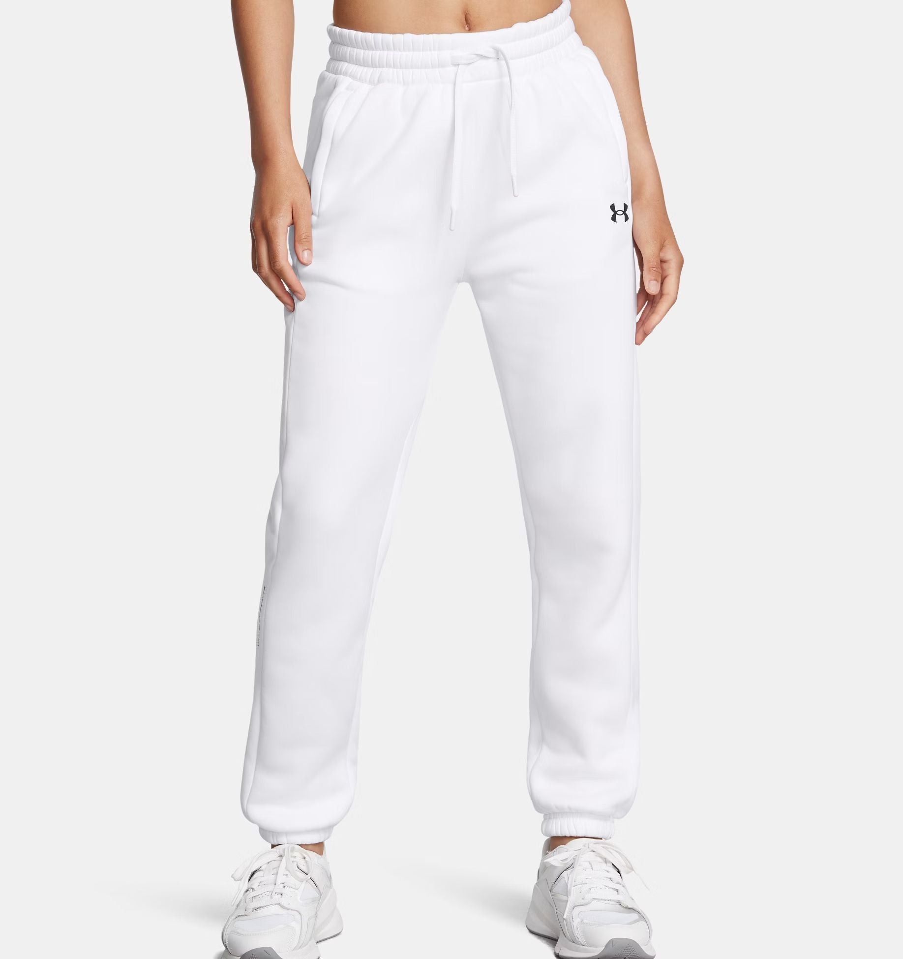 Pantaloni Fleece ProGym Donna White/Black