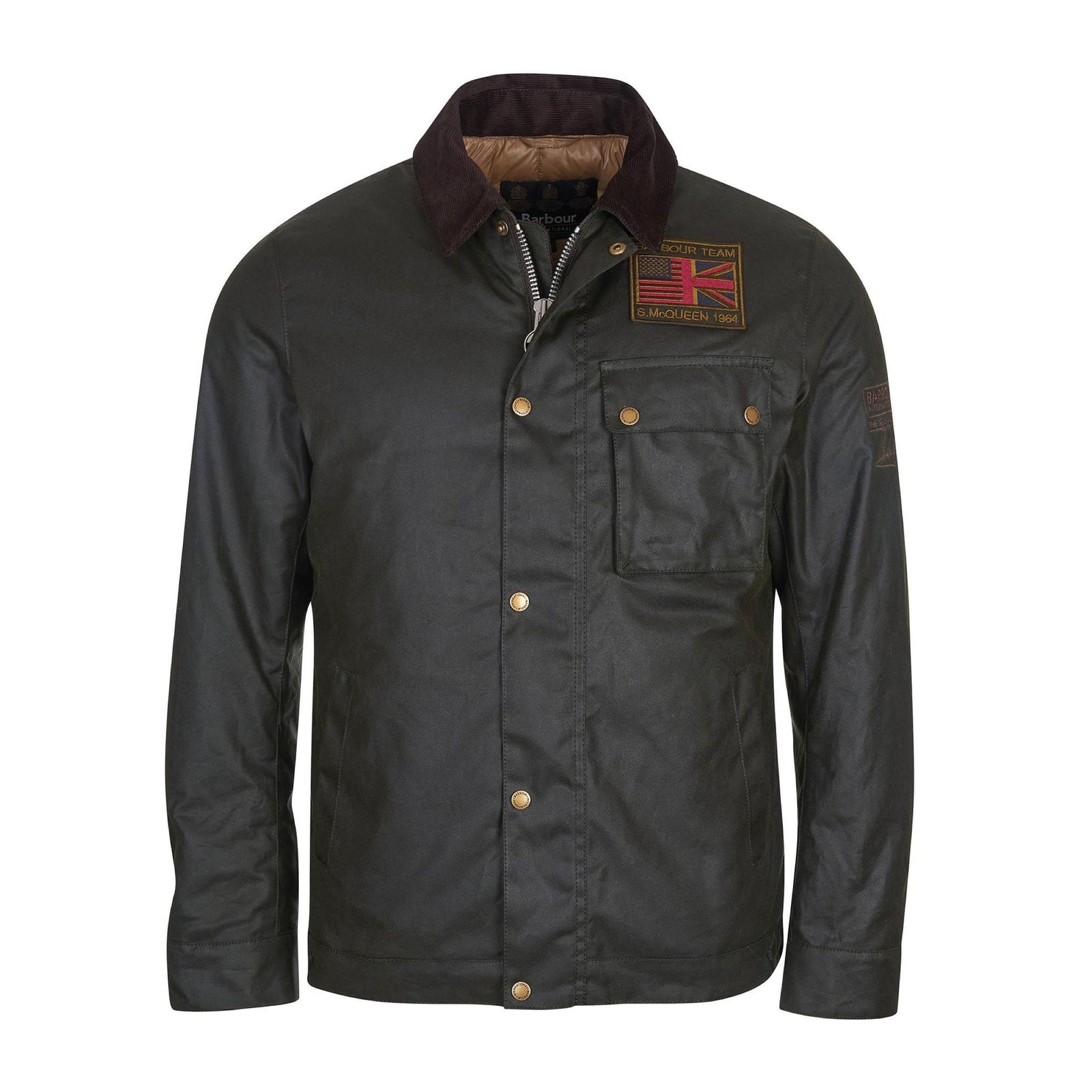 Barbour | Giacca Steve McQueen Uomo Sage - Fabbrica Ski Sises