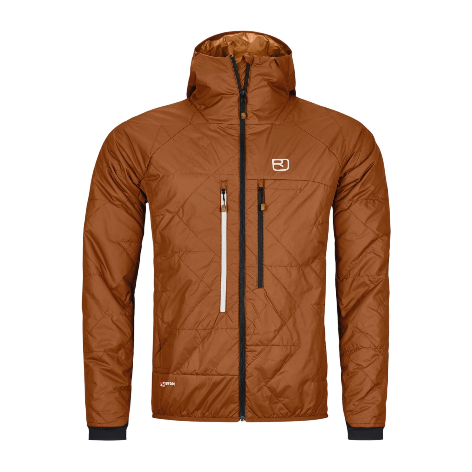 Ortovox | Giacca Swisspool Piz Boe Uomo Bristle Brown - Fabbrica Ski Sises