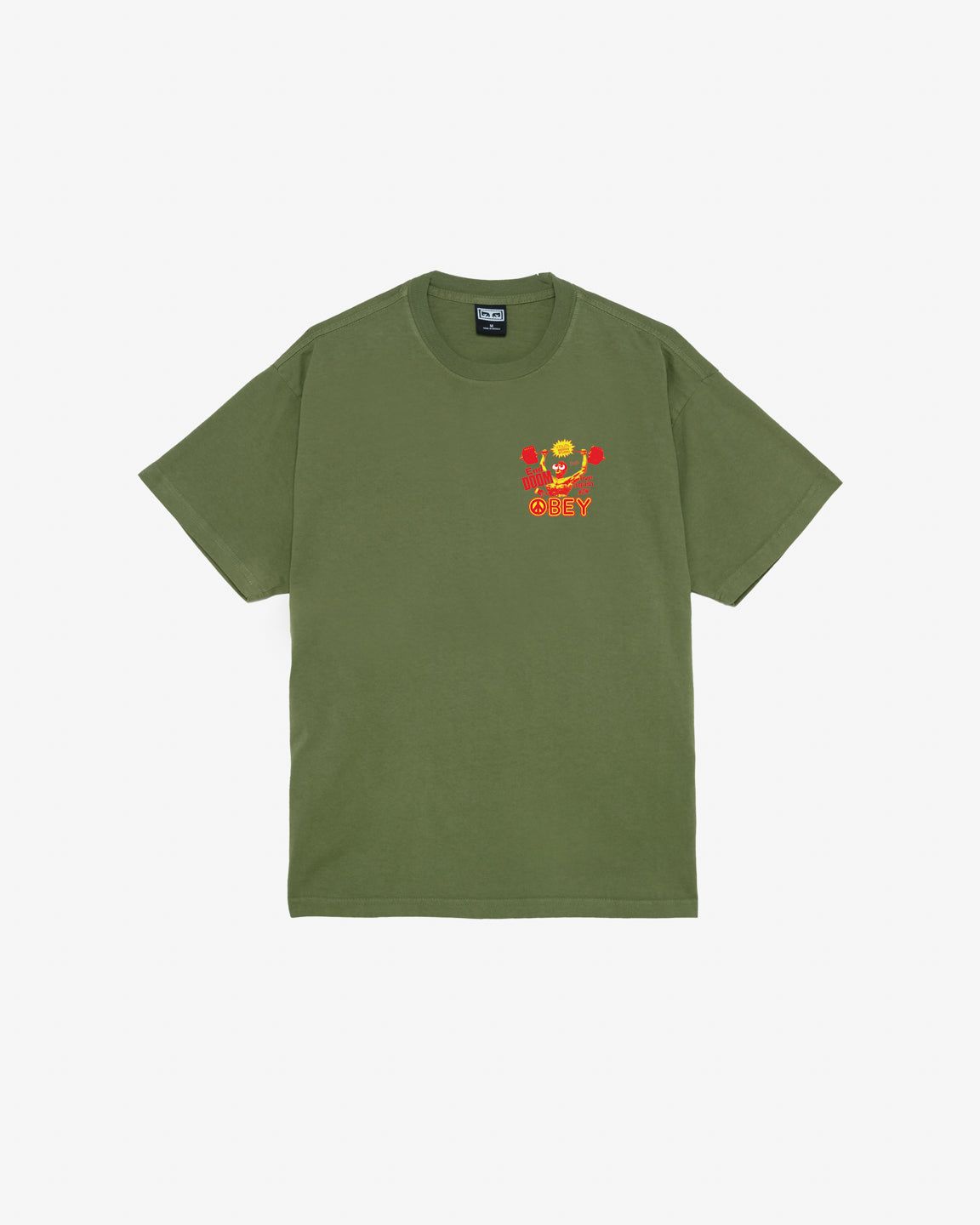 T-shirt Live Again Now Uomo Moss Green