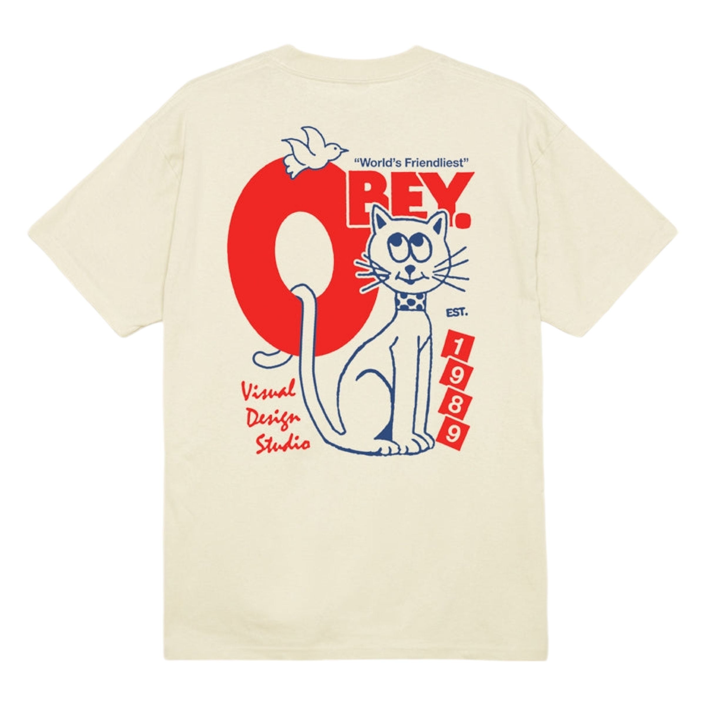 T-shirt World Friendliest Uomo Cream