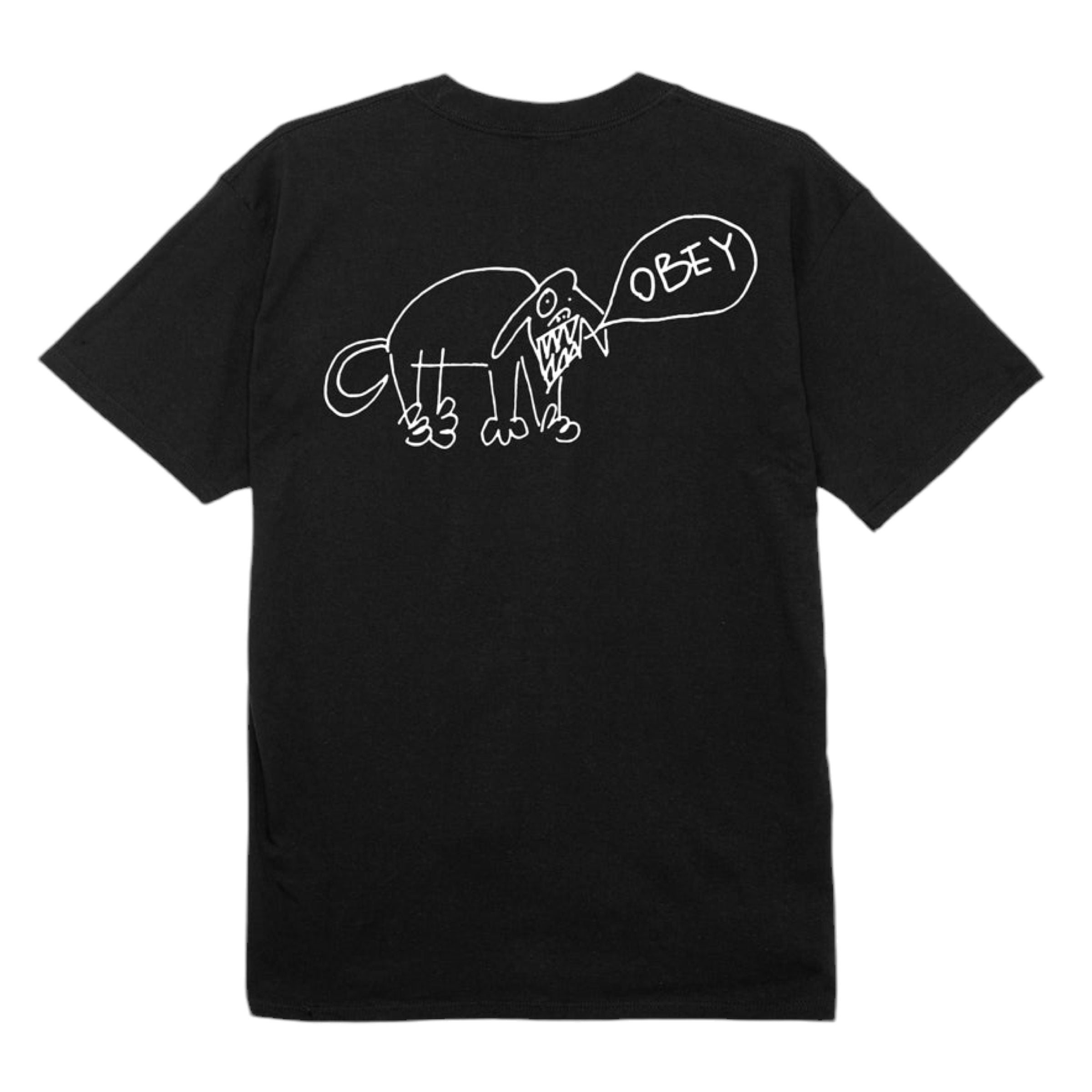 T-shirt Angry Dog Classic Uomo Black