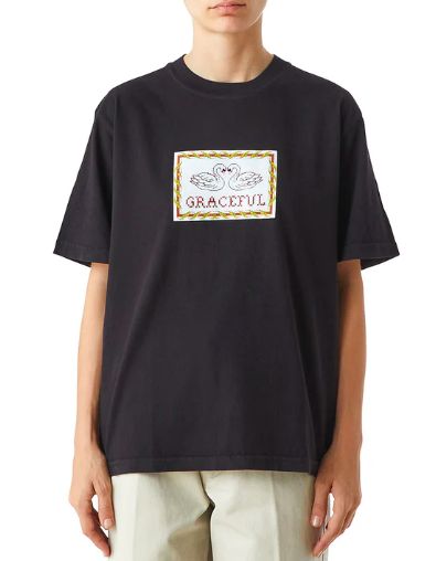 T-shirt Graceful Donna Pigment Black