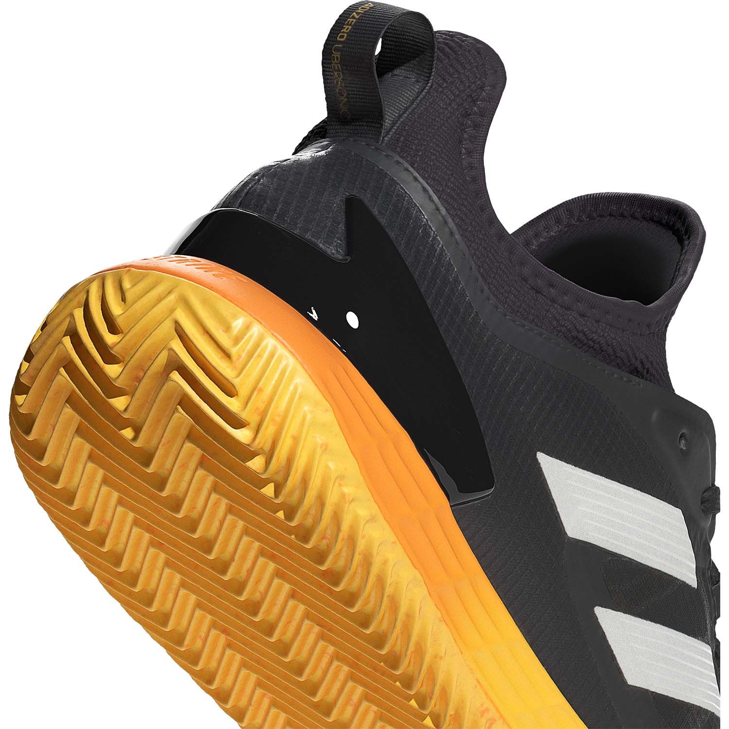 Scarpe da Tennis Adizero Ubersonic 41 Clay Uomo Aurora Black/Zero Metalic/Spark