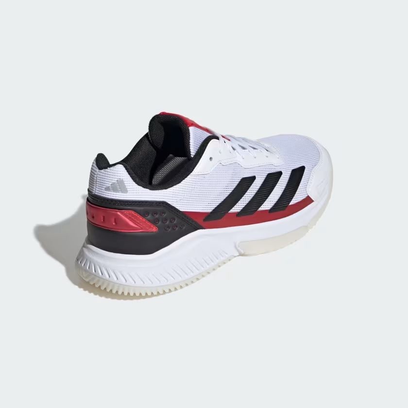 Scarpe da Padel Courtquick Uomo Cloud White/Core Black/Lucid Red