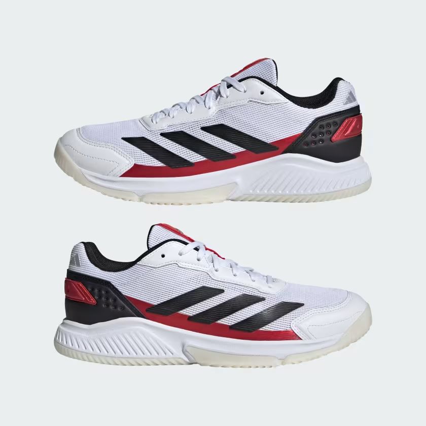 Scarpe da Padel Courtquick Uomo Cloud White/Core Black/Lucid Red