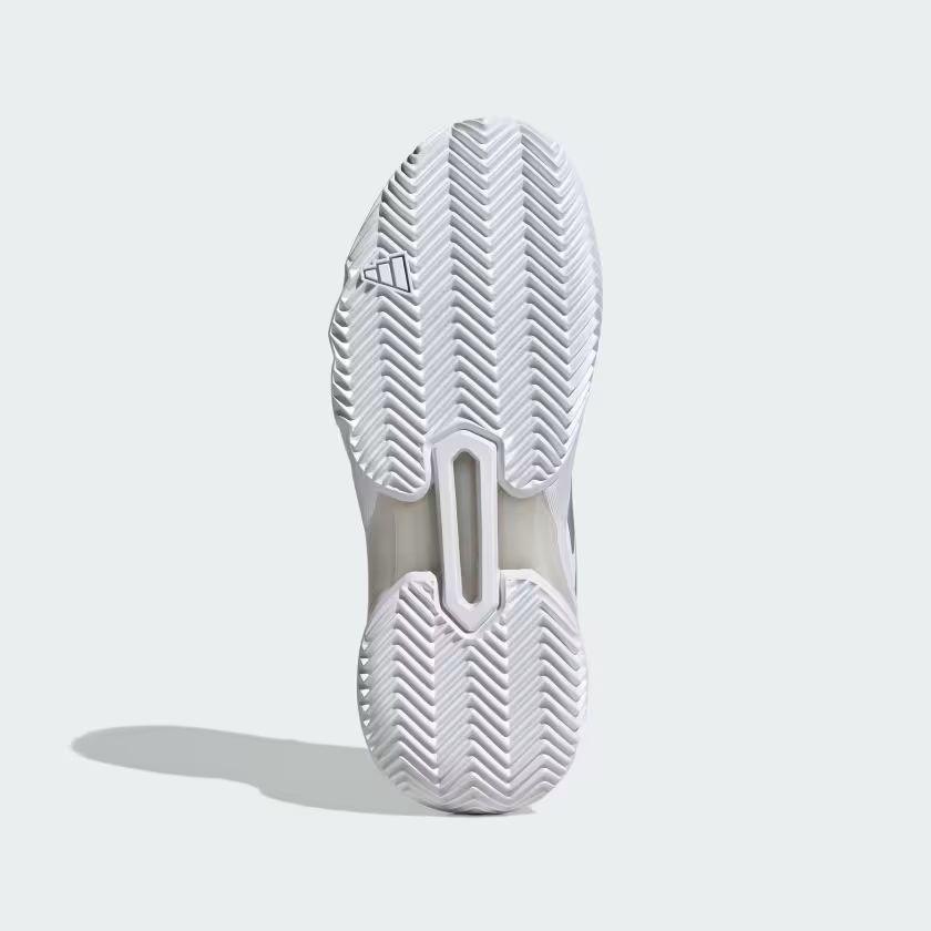 Adidas | Scarpe CourtJam Control 3 Clay Donna Cloud White/Silver Metallic/Grey One - Fabbrica Ski Sises