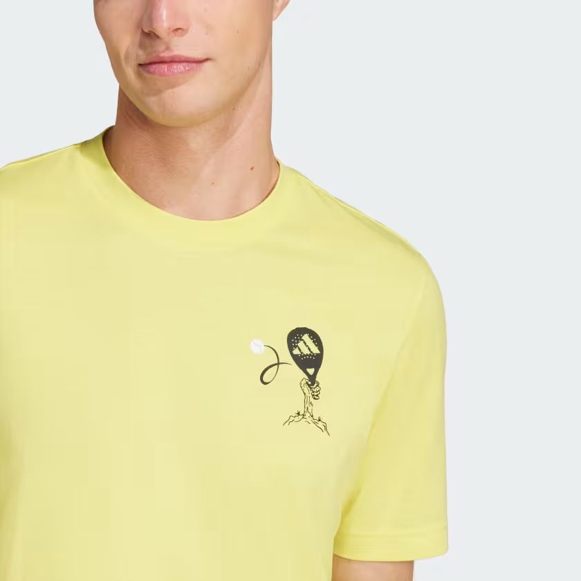 Adidas | T-shirt Zone Graphic Uomo Pure Sulfur - Fabbrica Ski Sises