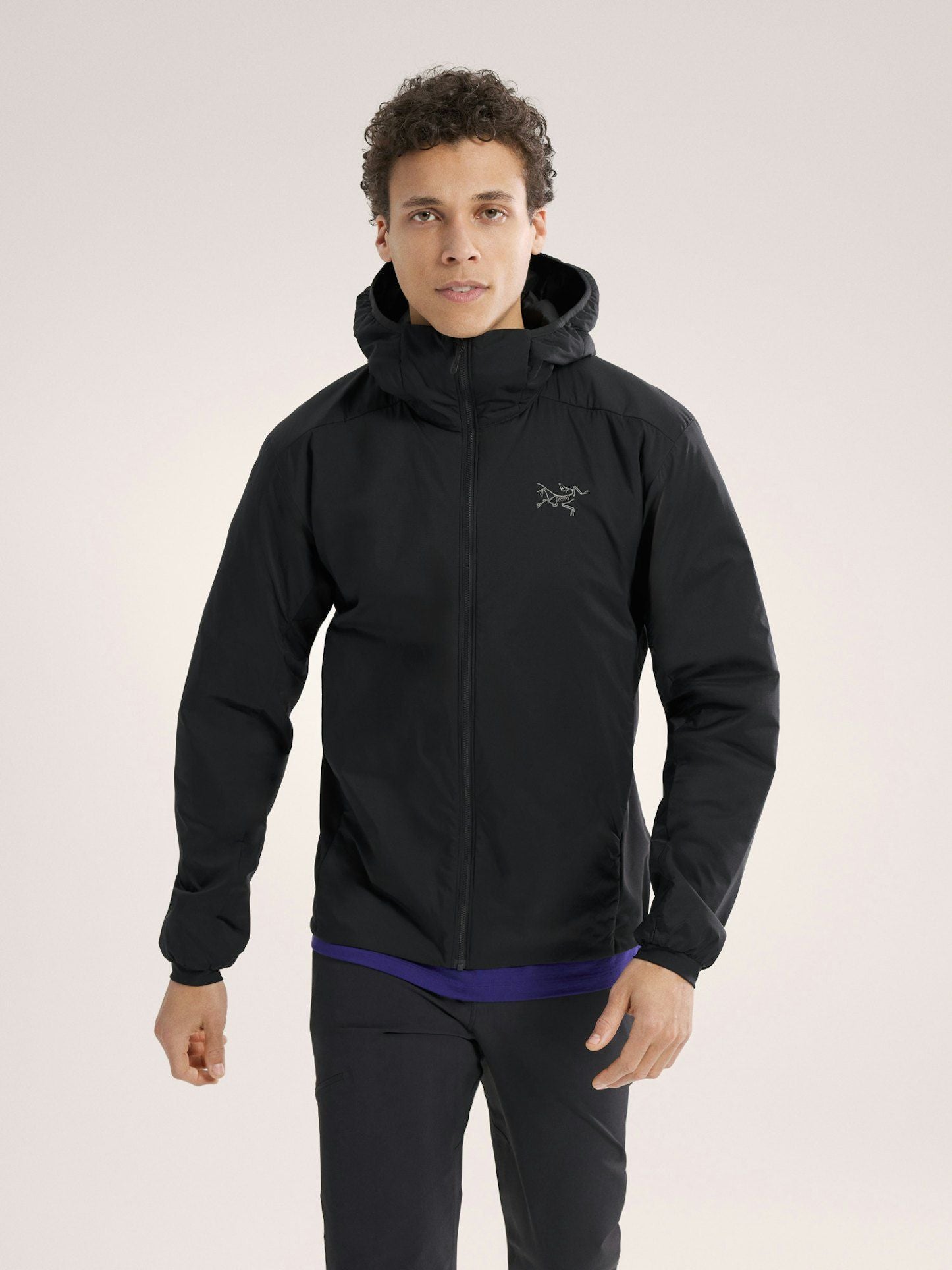 Arc'teryx Jacket Atom Hoody Man Black Fabbrica Ski Sises