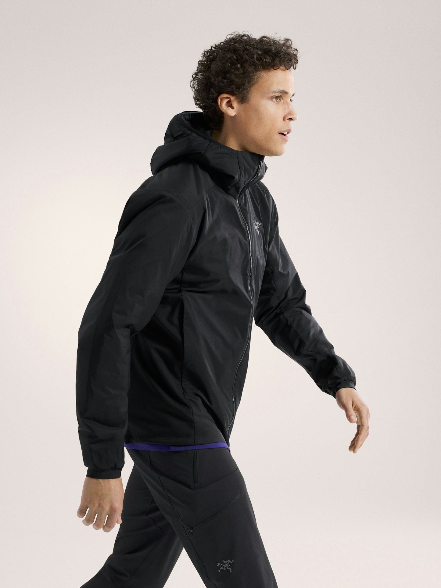Arc'teryx Jacket Atom Hoody Man Black Fabbrica Ski Sises