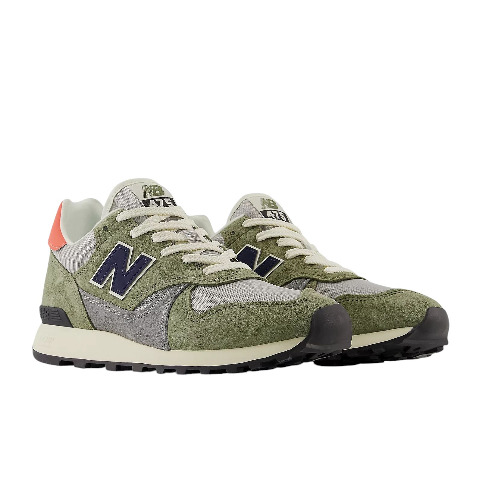 New Balance | Scarpe 475 Dark Olivine/Raincloud/Drift Red - Fabbrica Ski Sises