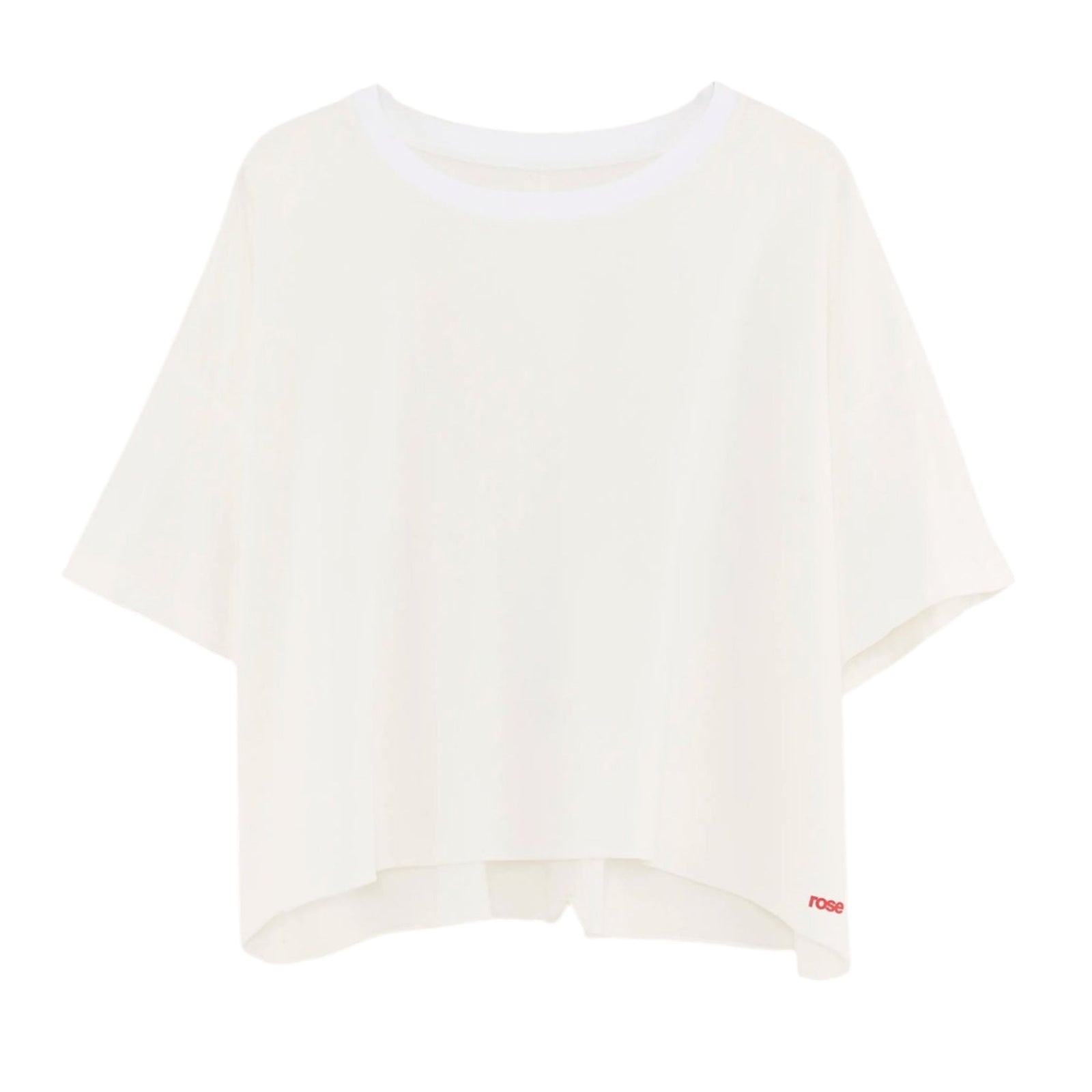 Bellerose | T-shirt Farpy Cropped Donna White - Fabbrica Ski Sises