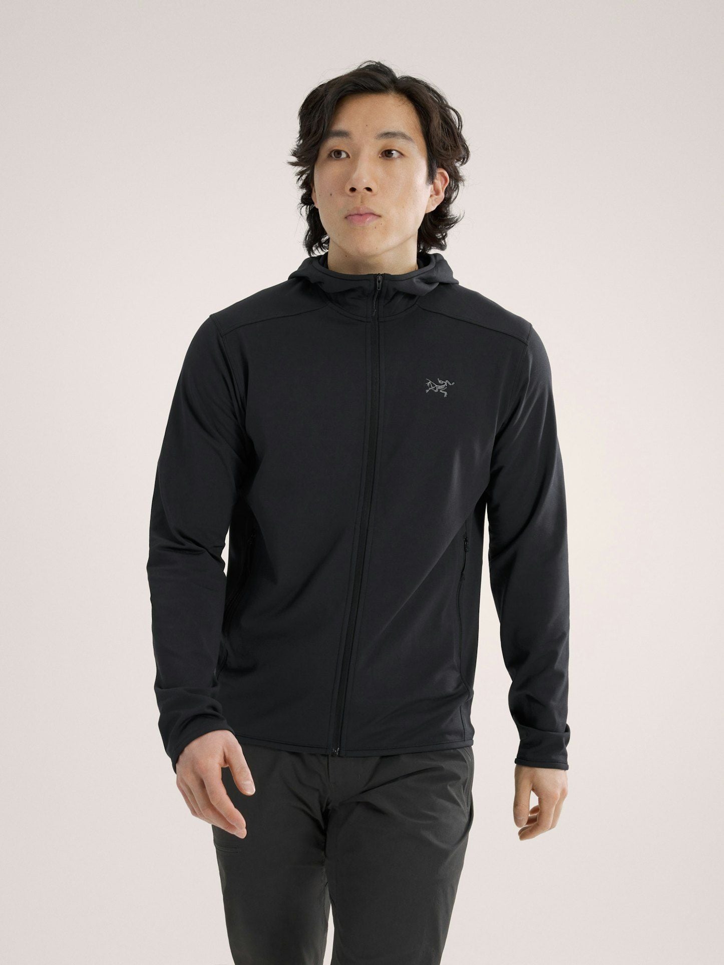 Arc'Teryx | Maglia Kyanite Lightweight Hoody Uomo Black - Fabbrica Ski Sises