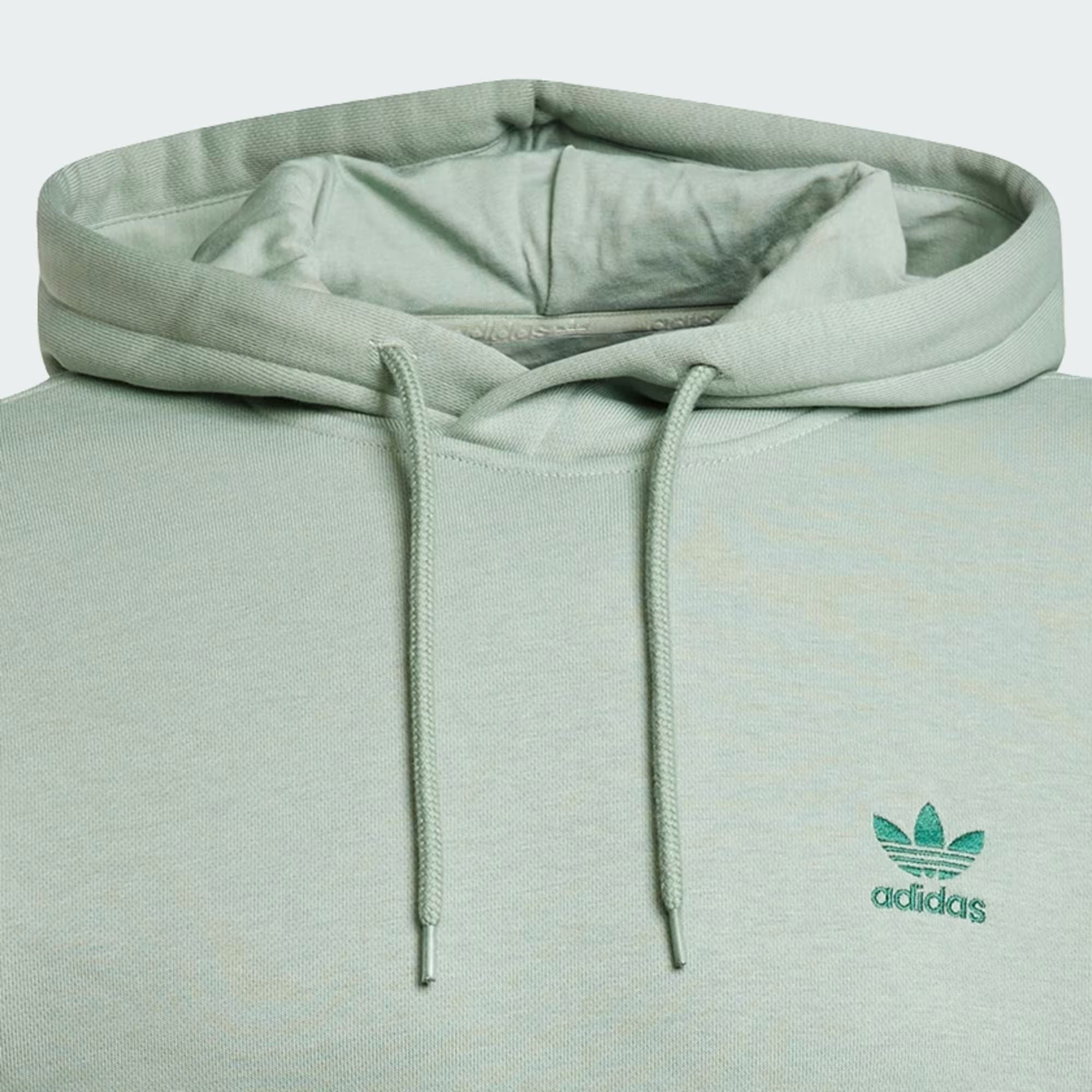 Adidas | Maglia Trefoil Essential Hoodie Uomo Silver Green - Fabbrica Ski Sises