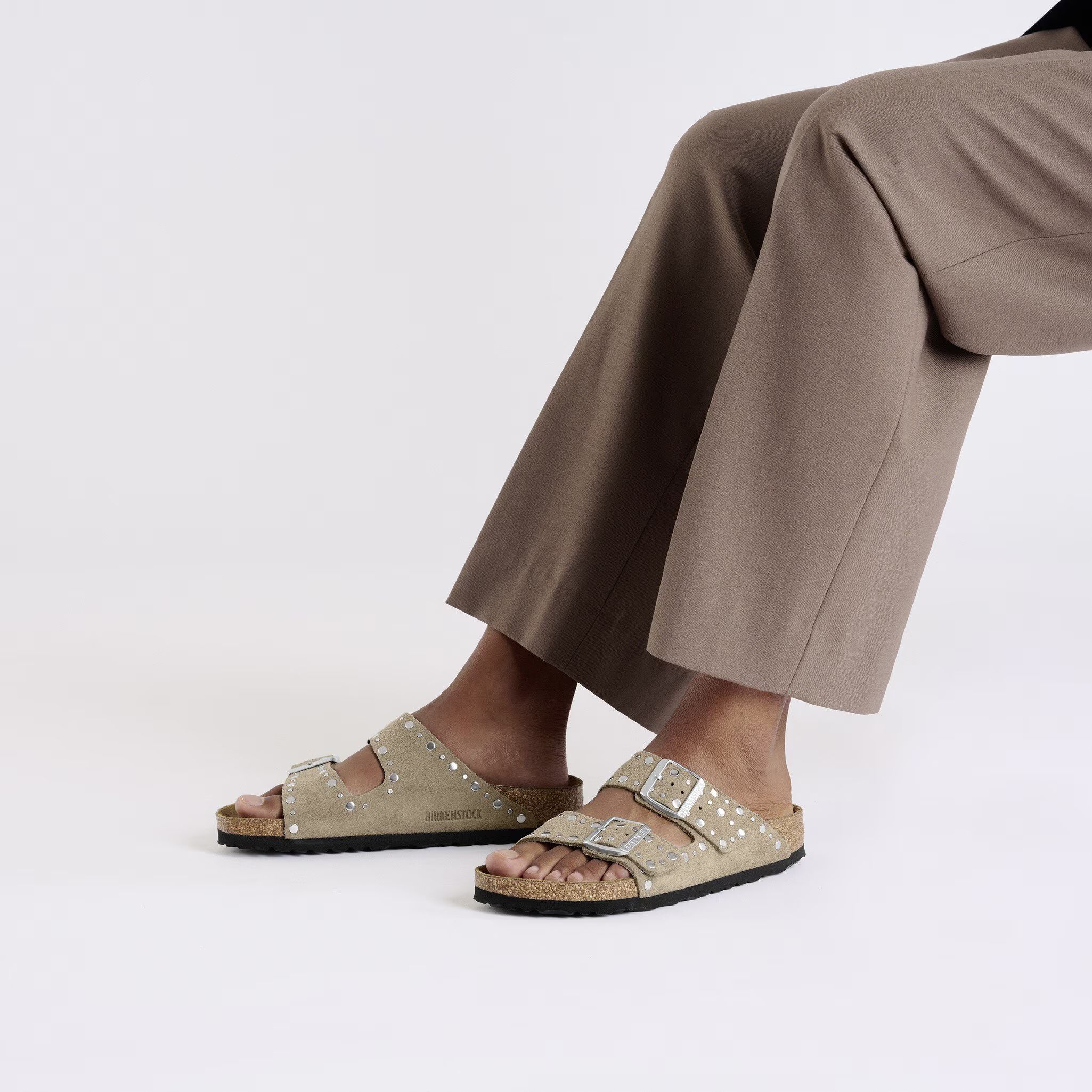 Birkenstock | Sandali Arizona Rivet Donna Taupe - Fabbrica Ski Sises