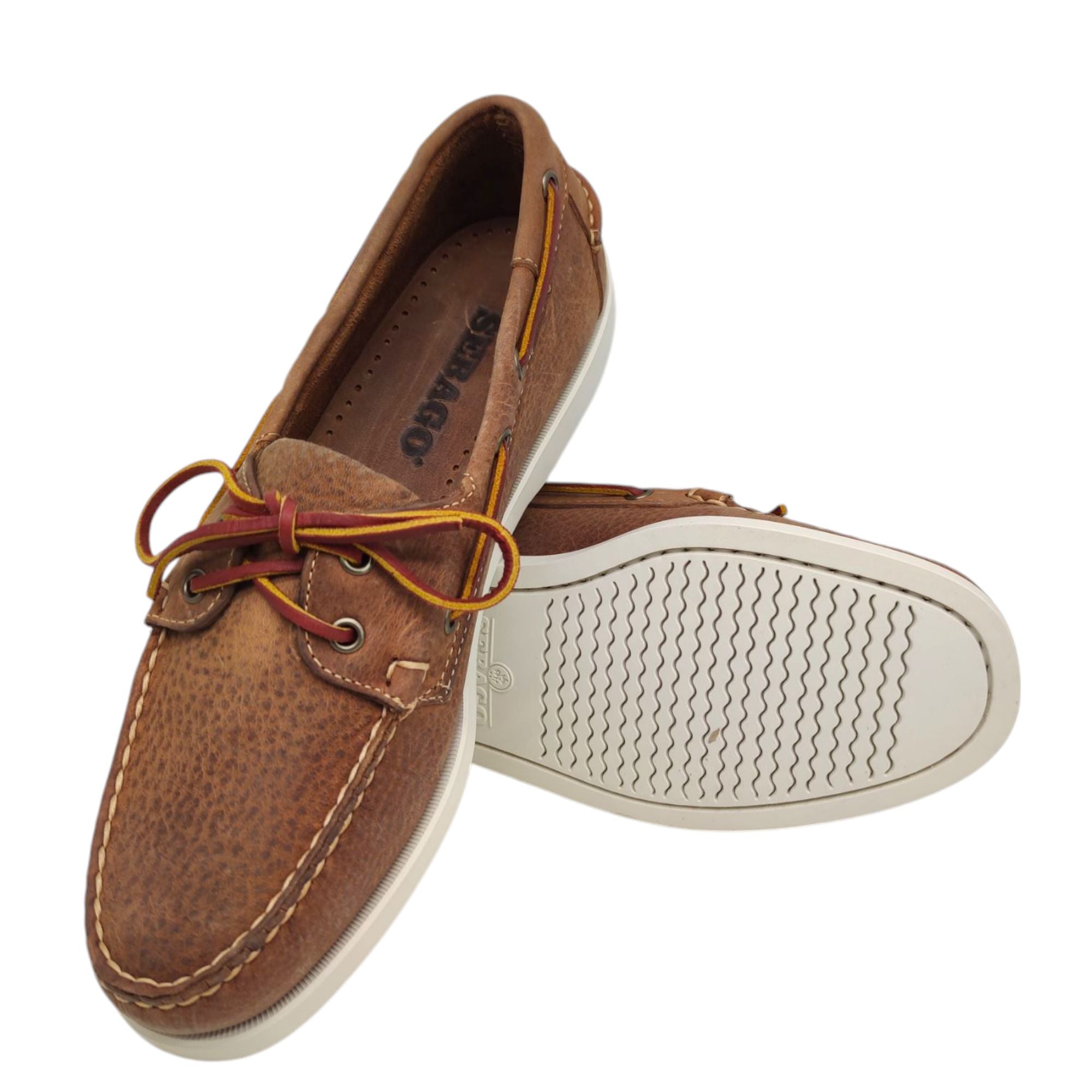 Sebago | Scarpe Docksides Portland Uomo Brown Meerkat - Fabbrica Ski Sises